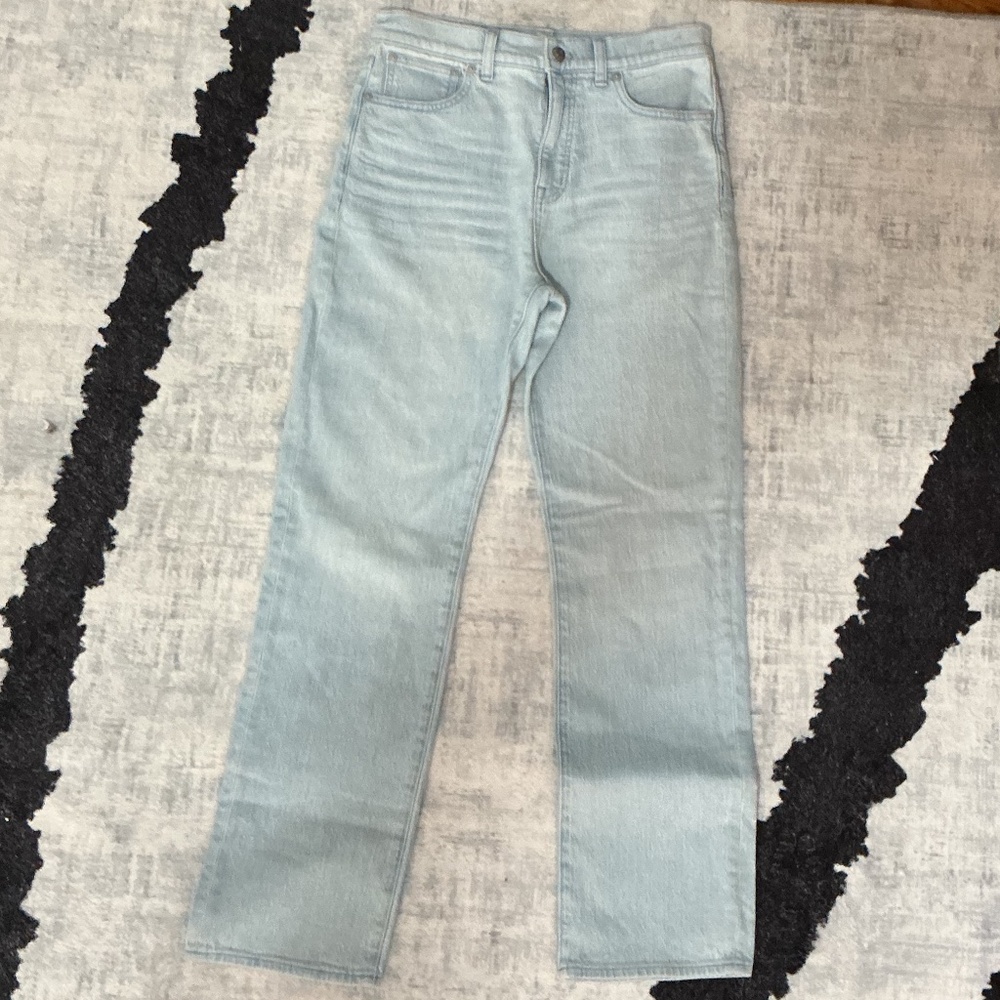 Madewell 90s Straight Leg Jeans Size 28 | Light Wash